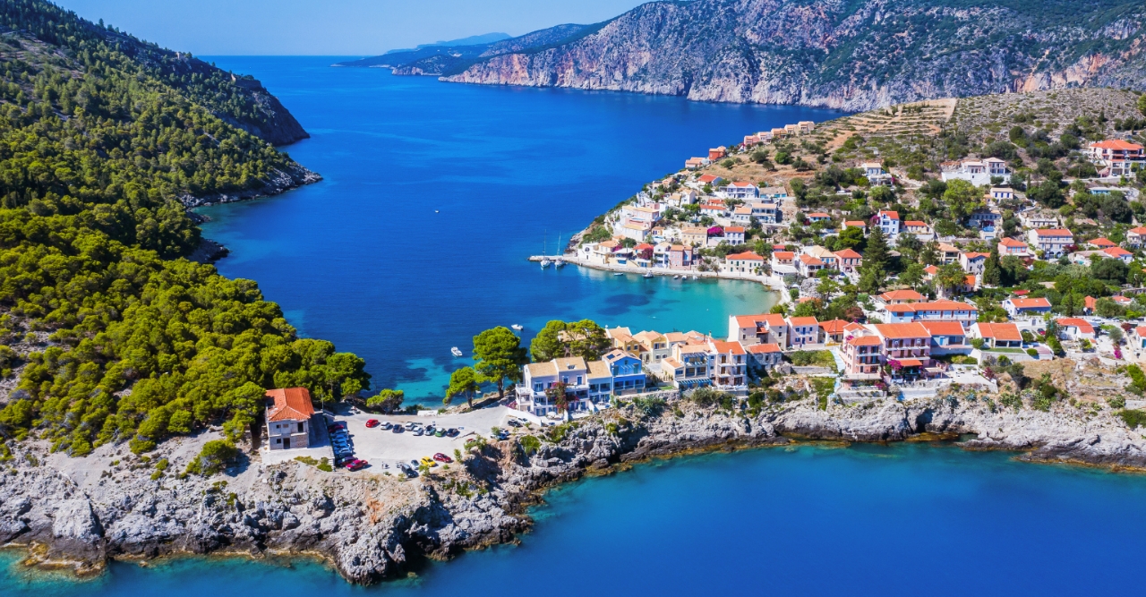 Kefalonia helicopter tour